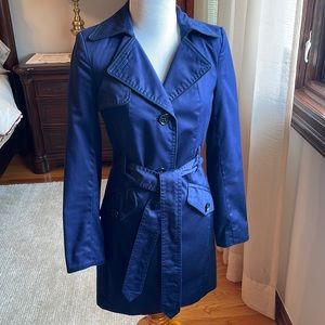 Navy Blue Trench Coat